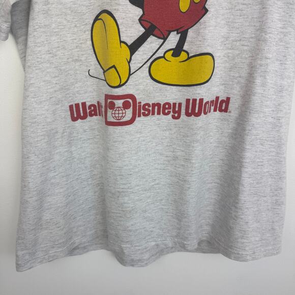 Vintage Disney Character Fashions Mickey Walt Disney World Grey T-Shirt Large - Picture 5 of 12